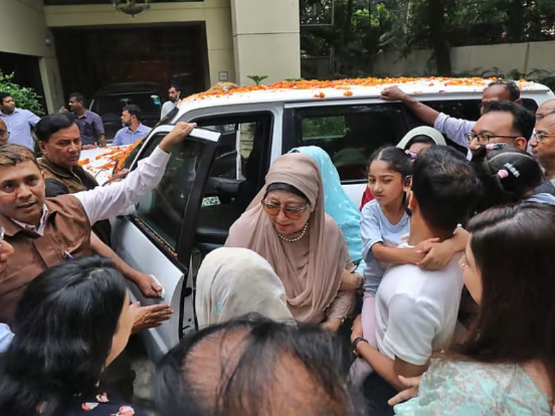 Begum Khaleda Zia at Feroza