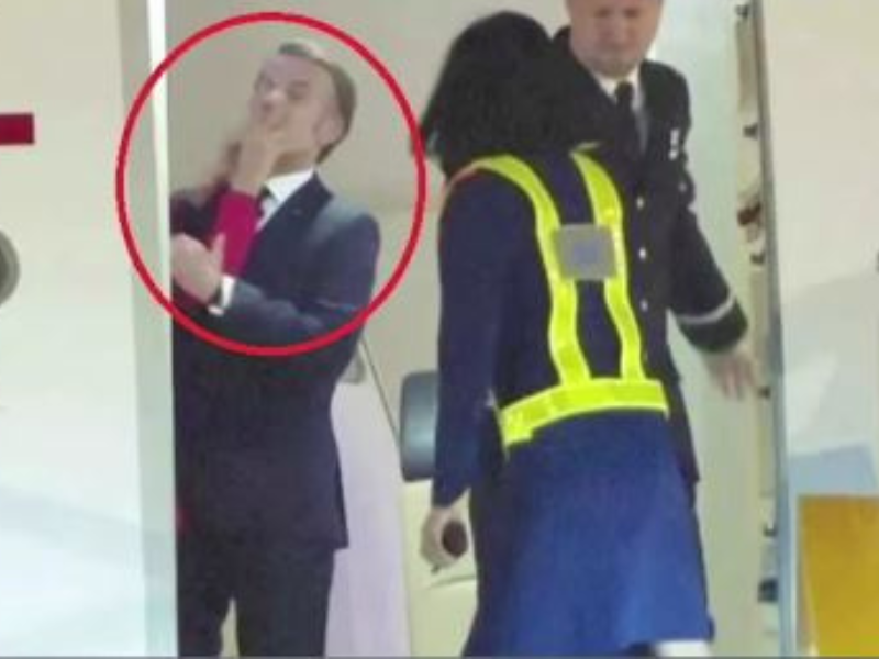 French President Macron 'slapped'