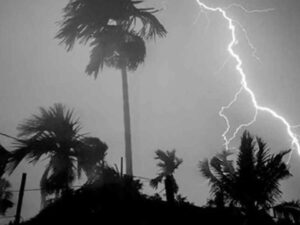 Ajker Abhawa Thunderstorms heavy rain forecast