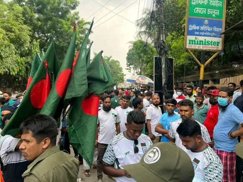 Bangladesh vs Singapore home match fan crowd