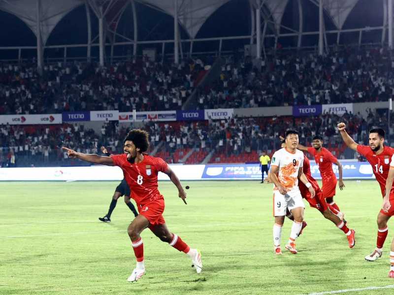 Hamza Chowdhury ban vs bhutan football