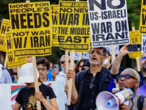 iran israel protest newyork