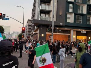 trump la immigration protest