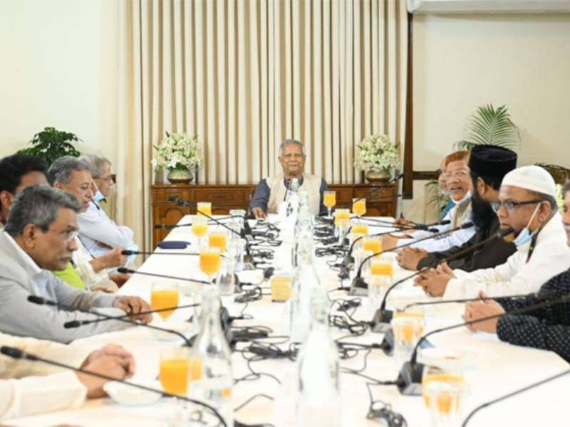 chief advisor meets bnp jamaat jamuna