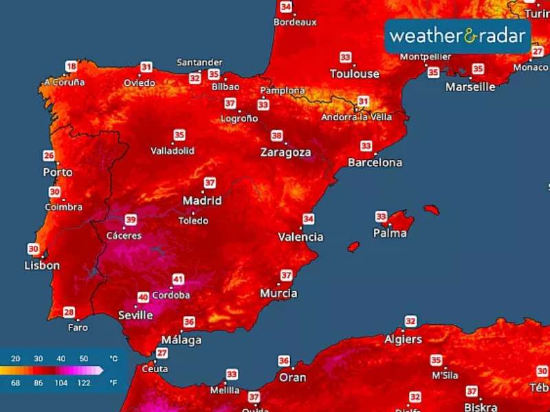 Spains heatwave More than 1100 deaths