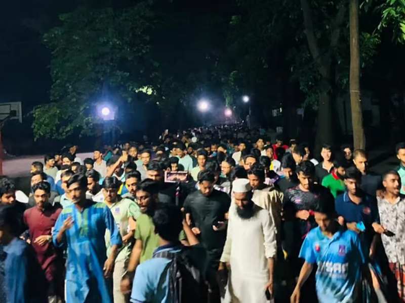 dhaka university hall protest chhatra dal committee