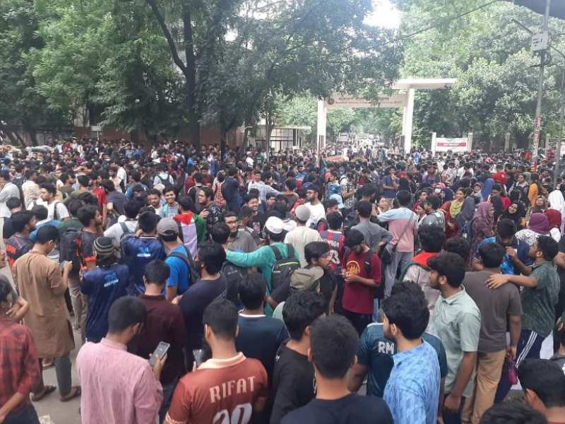 shahbagh engineering mstudents protest