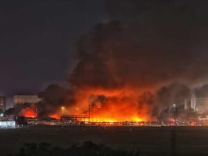 hazrat shahjalal airport fire