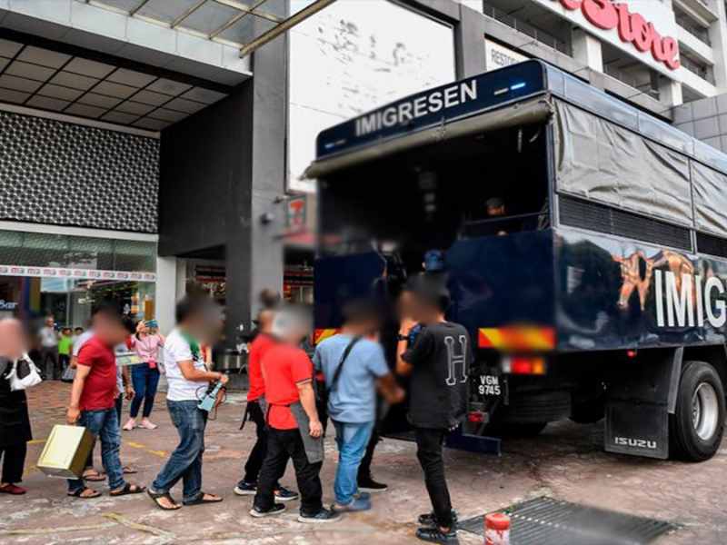 Malaysia immigration raid