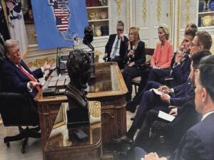 trump new us map venezuela greenland canada