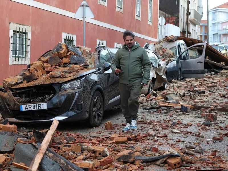 Portugal storm news