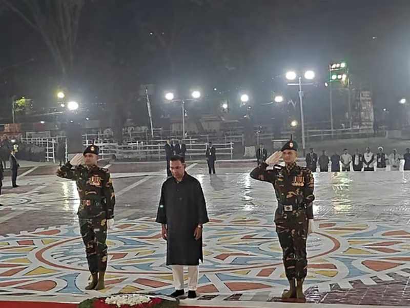 Prime Minister shaheed minar tribute