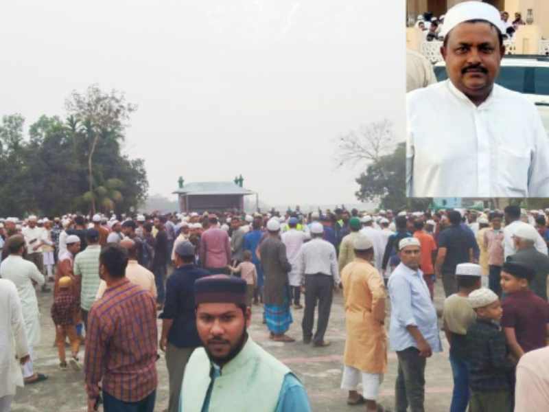 আমিরাতে ক্ষেপণাস্ত্র হামলায় নিহত বড়লেখার প্রবাসী সালেহ উদ্দিনের দাফন সম্পন্ন