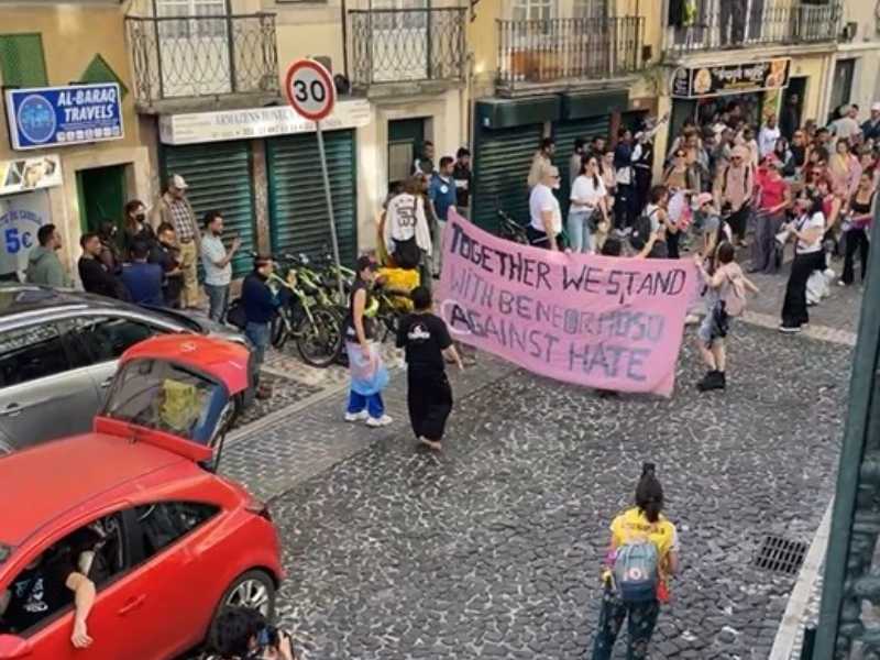 Rua do Benformoso protest