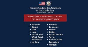 US State Department warning Americans