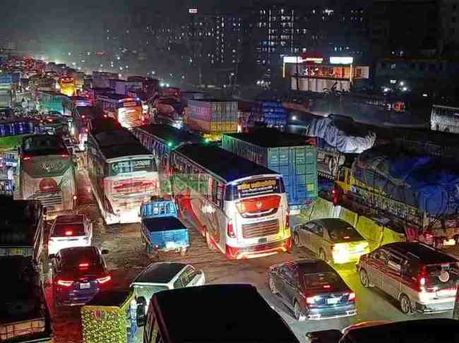 dhaka-chattogram-highway-traffic-jam