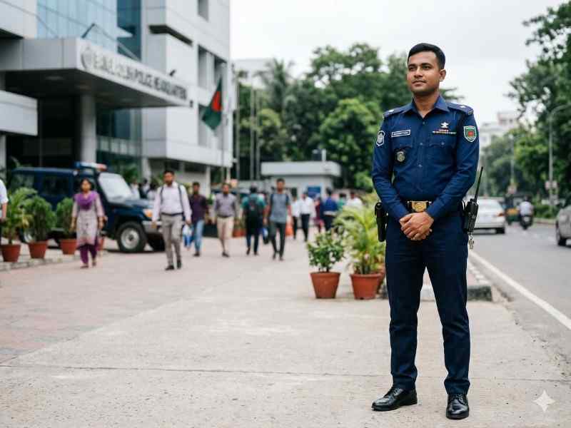 বাংলাদেশ পুলিশের ইউনিফর্মে পরিবর্তন, গাঢ় নীল শার্ট ও খাকি প্যান্ট বাধ্যতামূলক