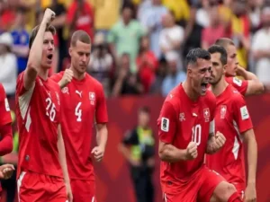 কলম্বিয়াকে হারিয়ে কোয়ার্টার ফাইনালে সুইজারল্যান্ড
