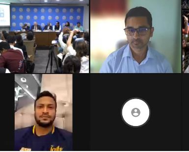 Shakib Live sheikh Hasina conference