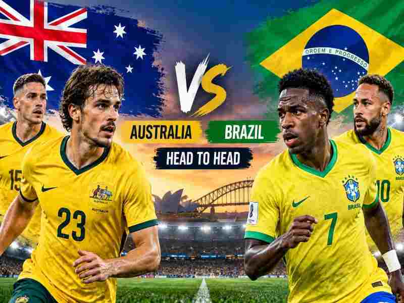 australia vs brazil head to head 2026