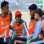 বৃষ্টিতে বাতিল ম্যাচ, র‍্যাঙ্কিংয়ে এগিয়ে থাকায় সেমিফাইনালে বাংলাদেশ