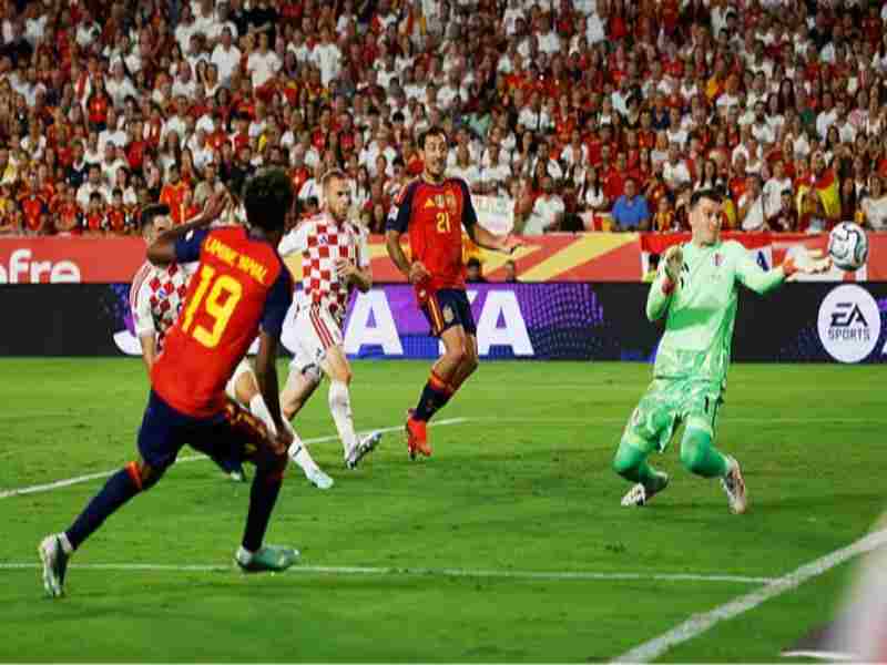 spain vs croatia lamine yamal