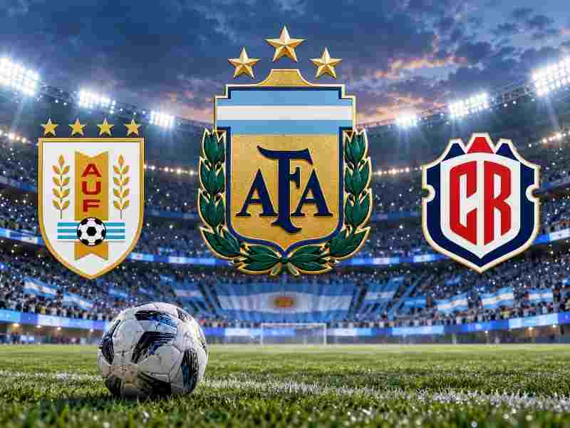 Argentina Uruguay and Costa Rica Friendly