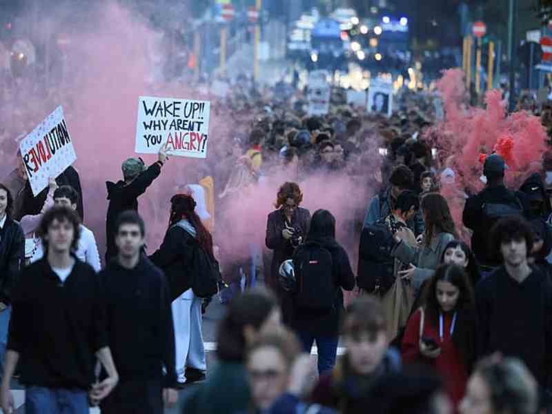 italy youth protests
